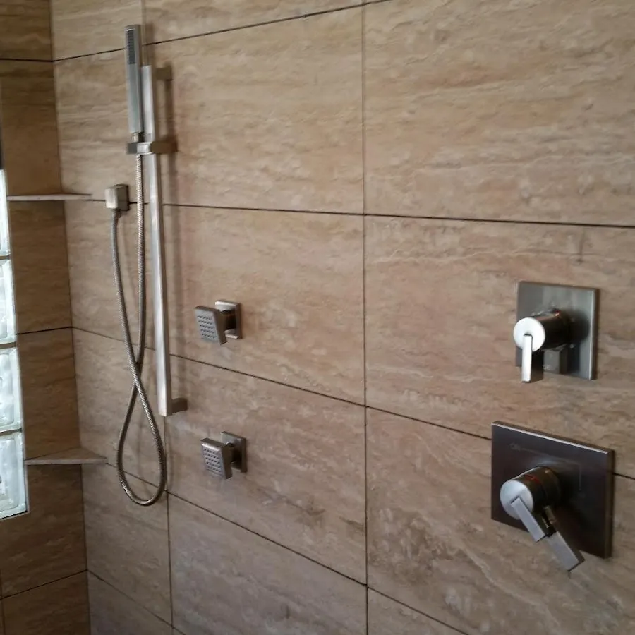 Shower fixture installation for Frozen Pipe Repair in Overland